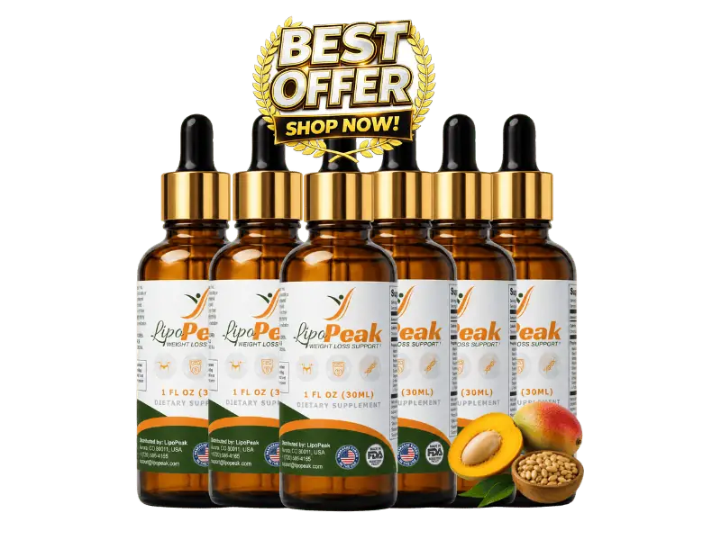 LipoPeak 6 bottle package